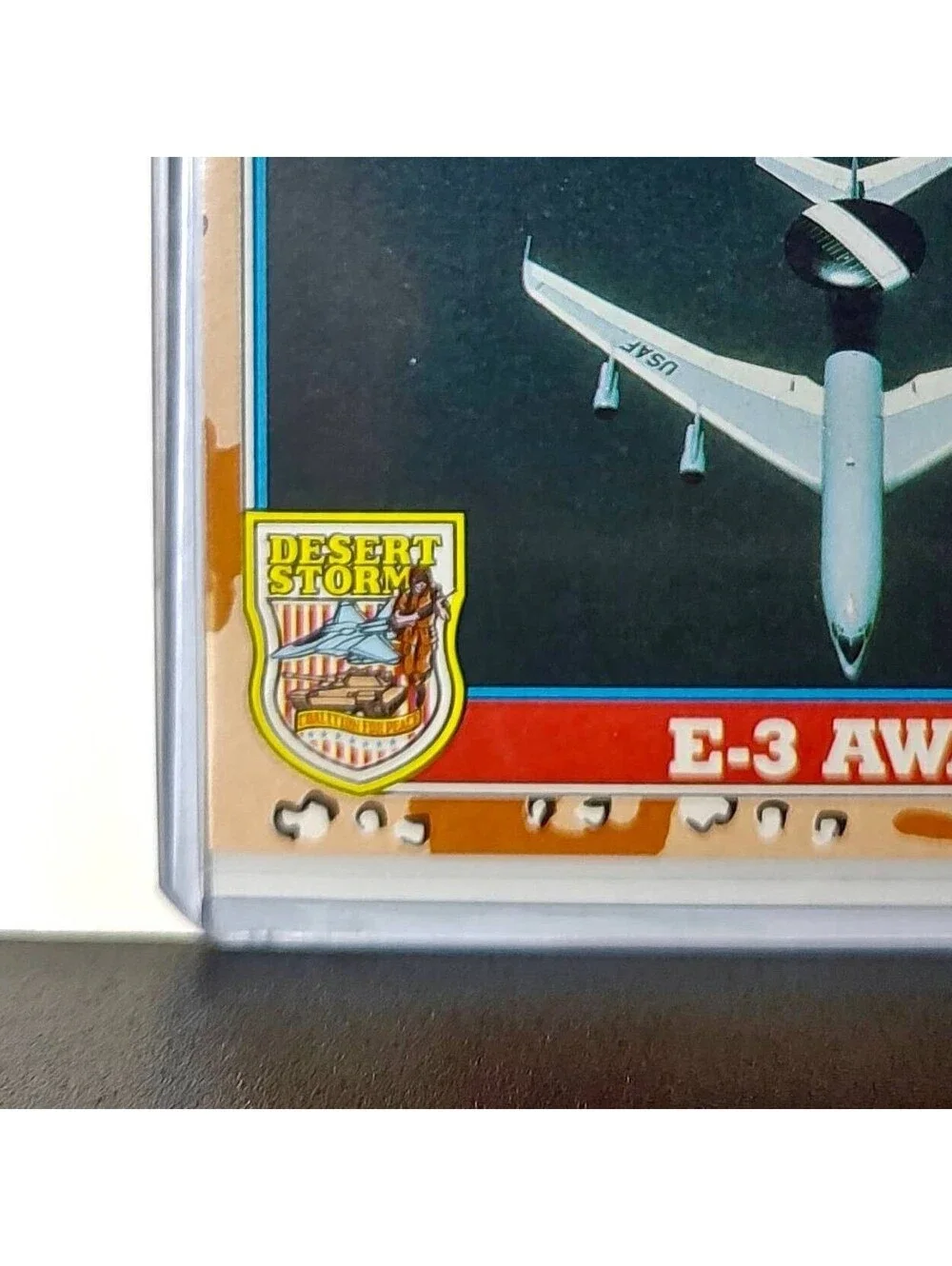 E-3 AWACS 1991 Topps Desert Storm #139 Card